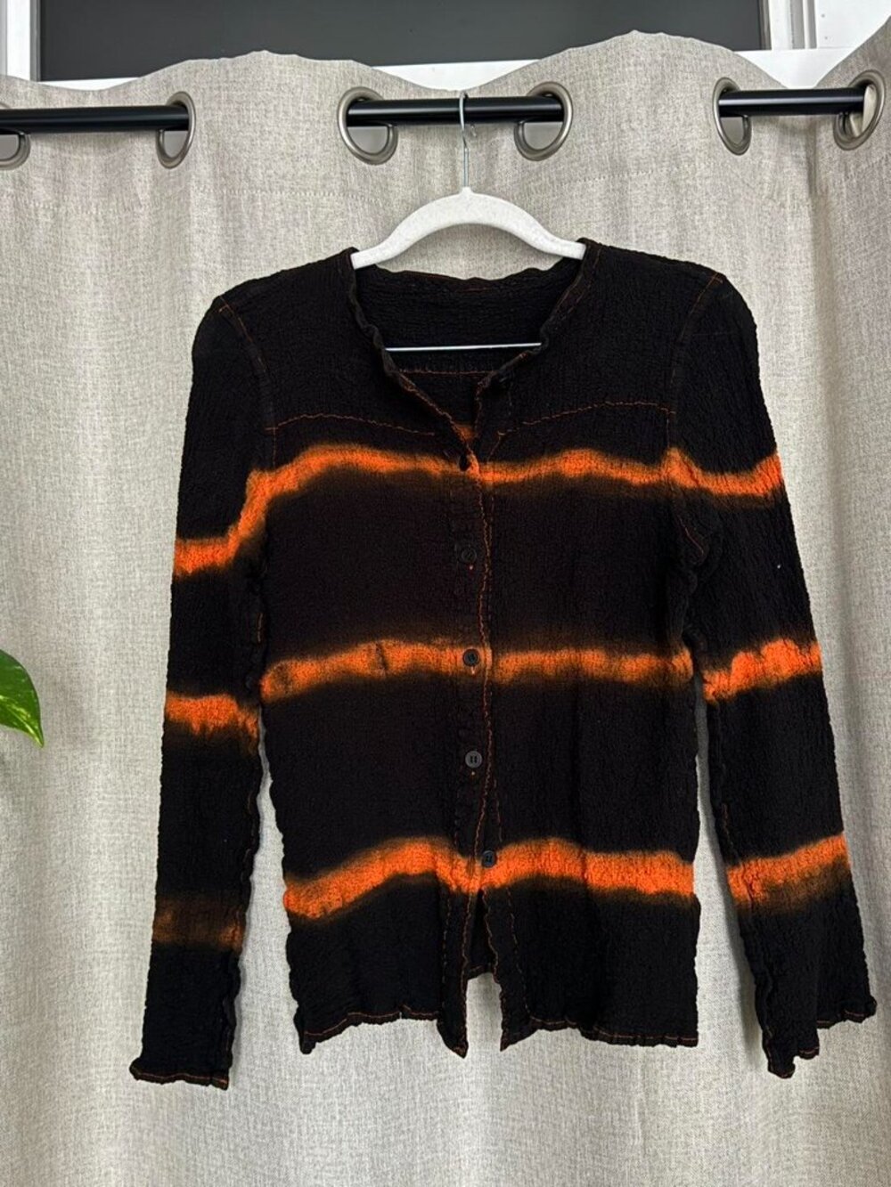 Vintage Issey Miyake Me Cauliflower Button Down Top